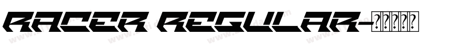 Racer Regular字体转换